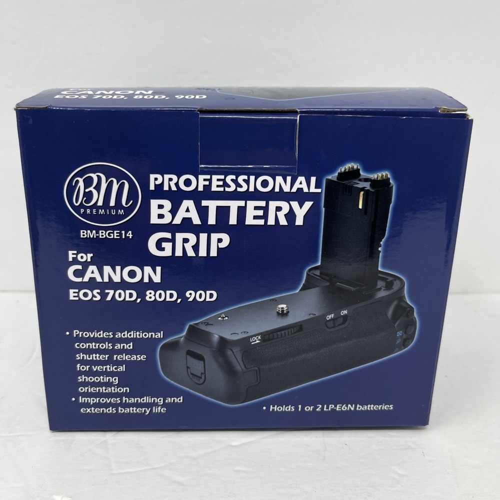 BM Premium BM-BGE14 Battery Grip w/ Shutter Release for Canon EOS